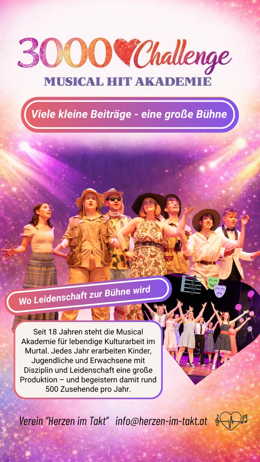 Mach mit bei unserer 3000 Herzen Challenge!